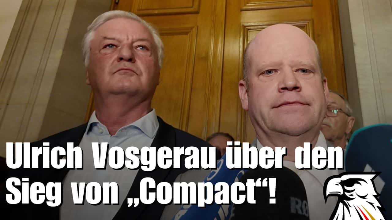 Ulrich Vosgerau über den Sieg von „Compact“! Ulrich Vosgerau über den Sieg von „Compact“!