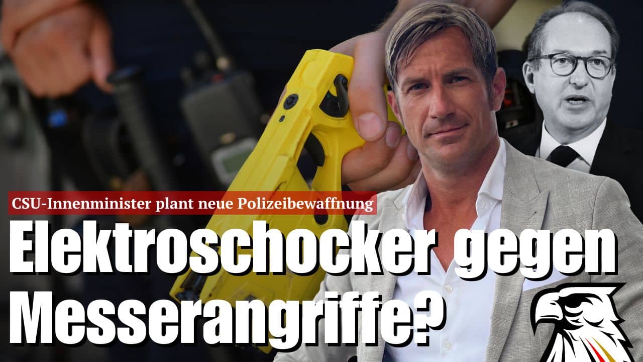 Elektroschocker gegen Messerangriffe? – CSU-Innenminister plant neue Polizeibewaffnung