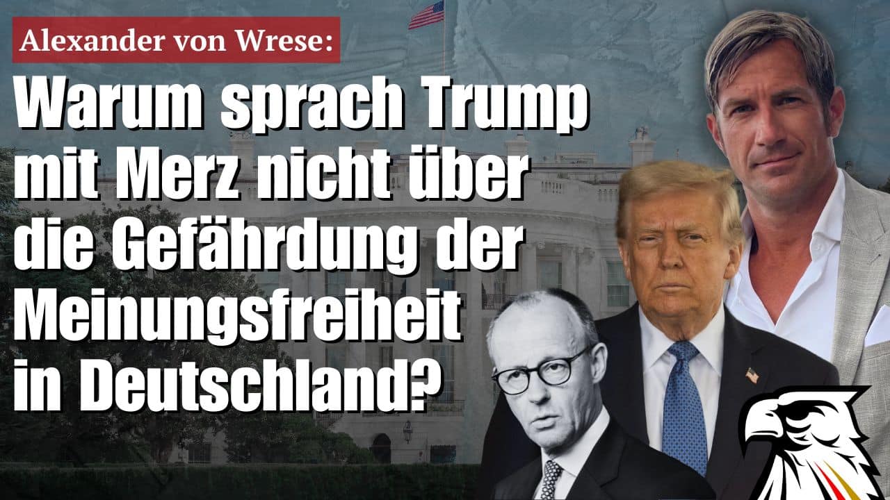 Warum sprach Trump mit Merz nicht über die Gefährdung der Meinungsfreiheit in Deutschland?