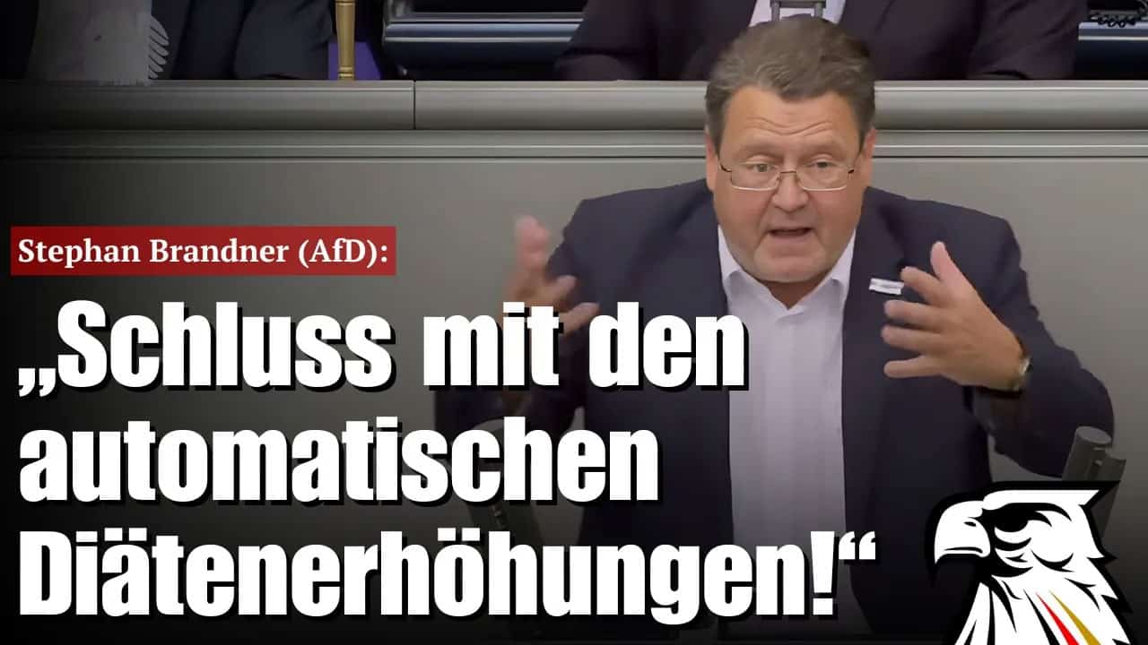 Stephan Brandner (AfD): „Schluss mit den automatischen Diätenerhöhungen!“
