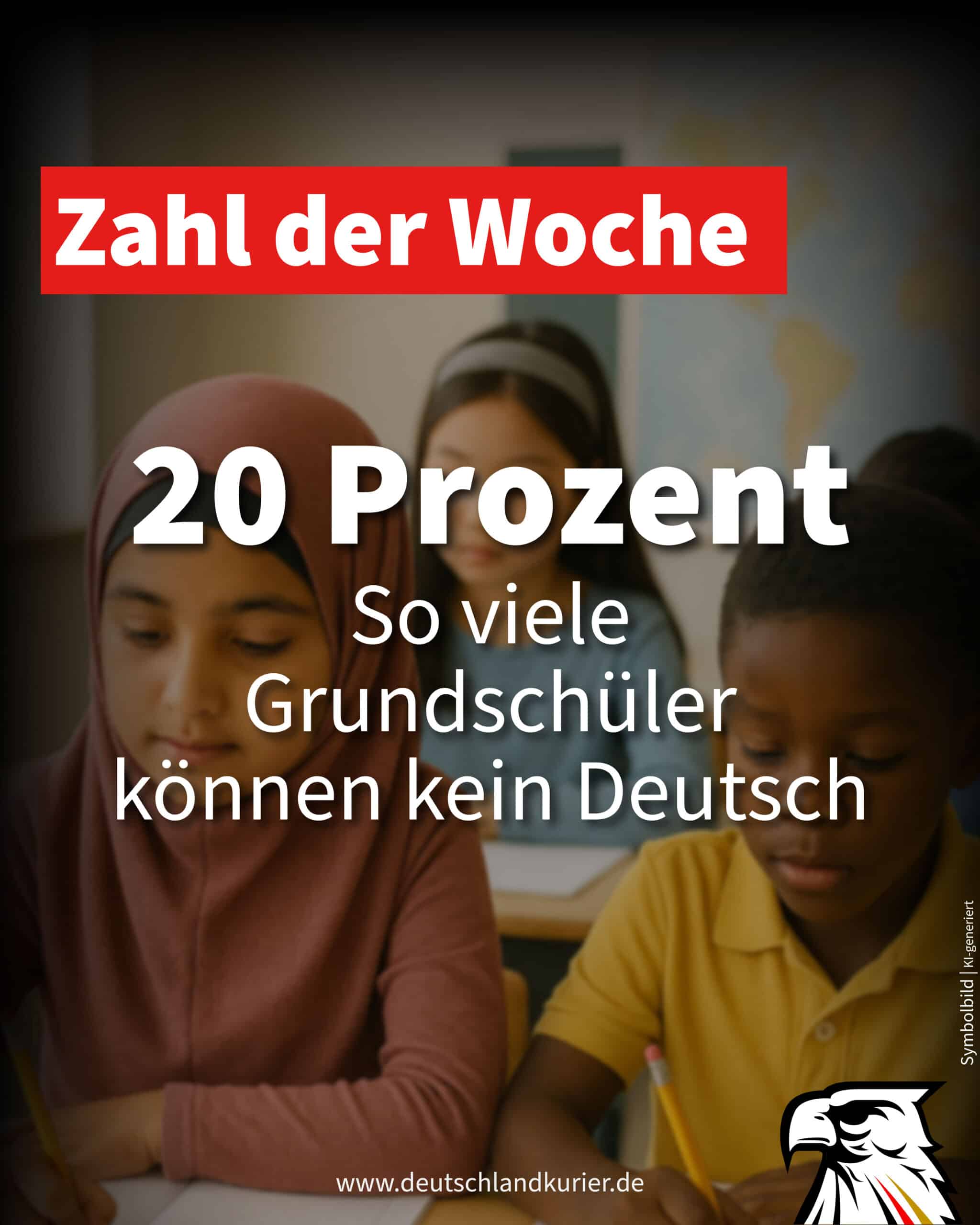 20 Prozent – So viele Grundschüler können kein Deutsch