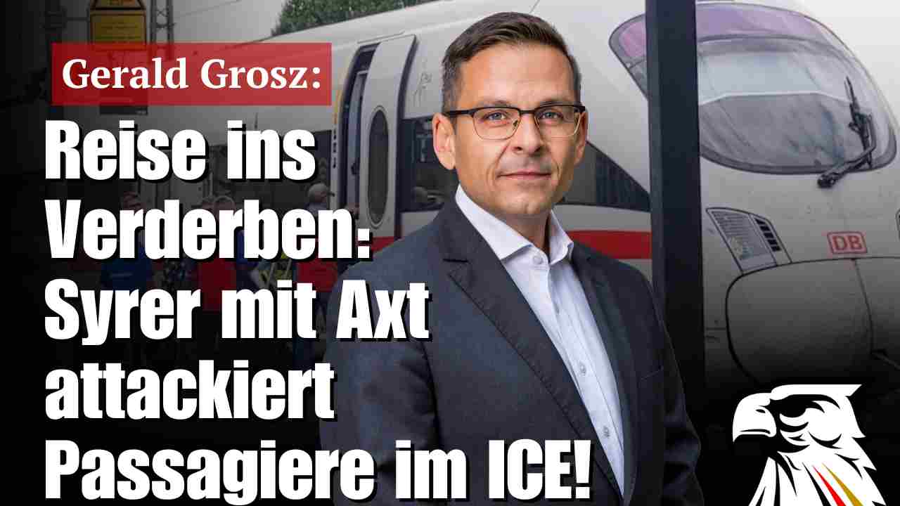 Reise ins Verderben: Syrer mit Axt attackiert Passagiere im ICE! | Gerald Grosz