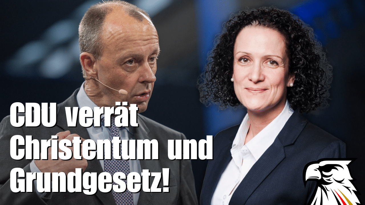 Merz entlarvt: CDU verrät Christentum und Grundgesetz! | Nicole Höchst (AfD)