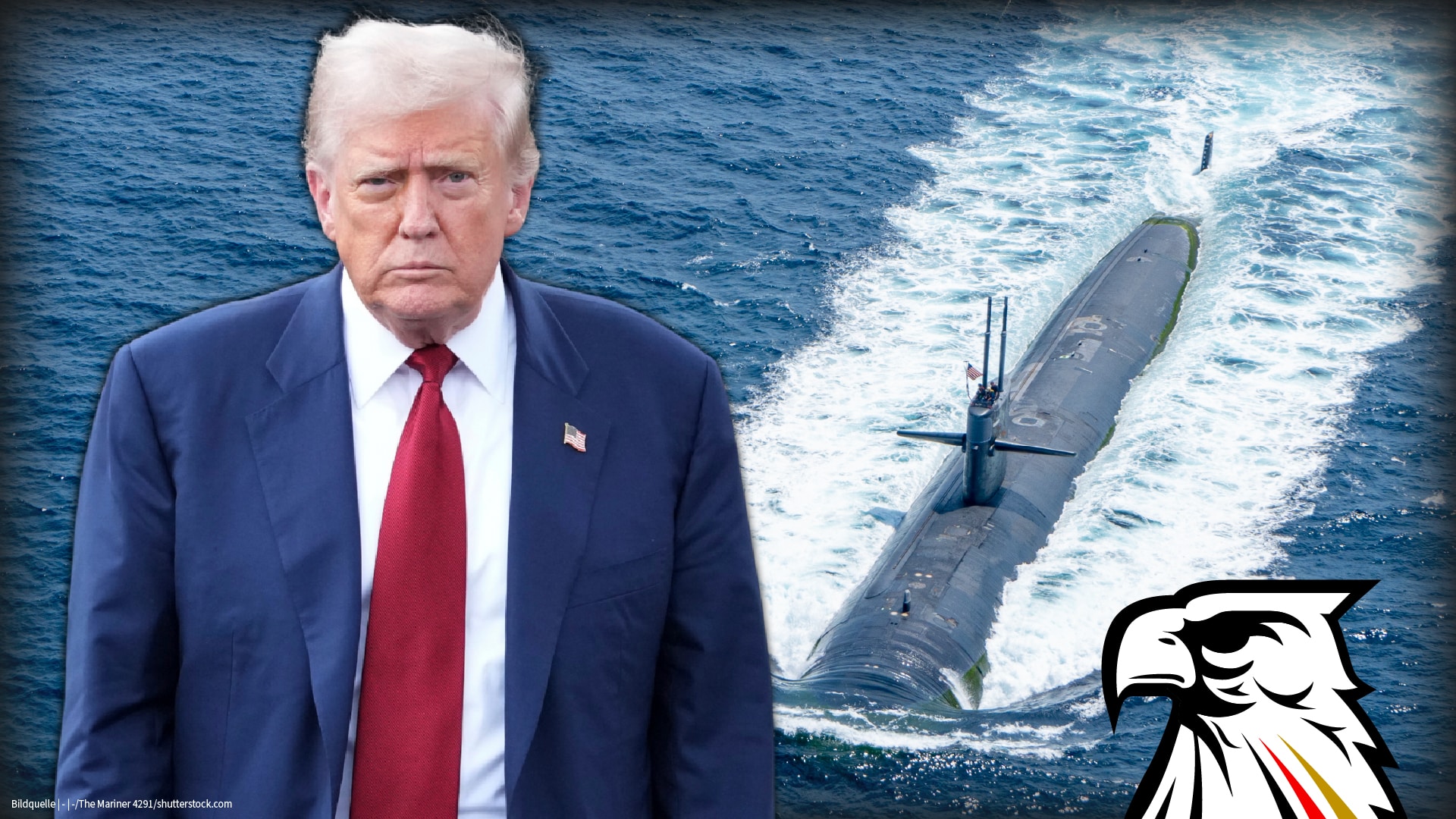 Gefährliche Eskalation: Trump entsendet zwei Atom-U-Boote Richtung Russland