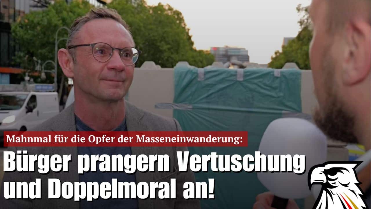 Mahnmal für die Opfer der Masseneinwanderung:  Bürger prangern Vertuschung und Doppelmoral an!