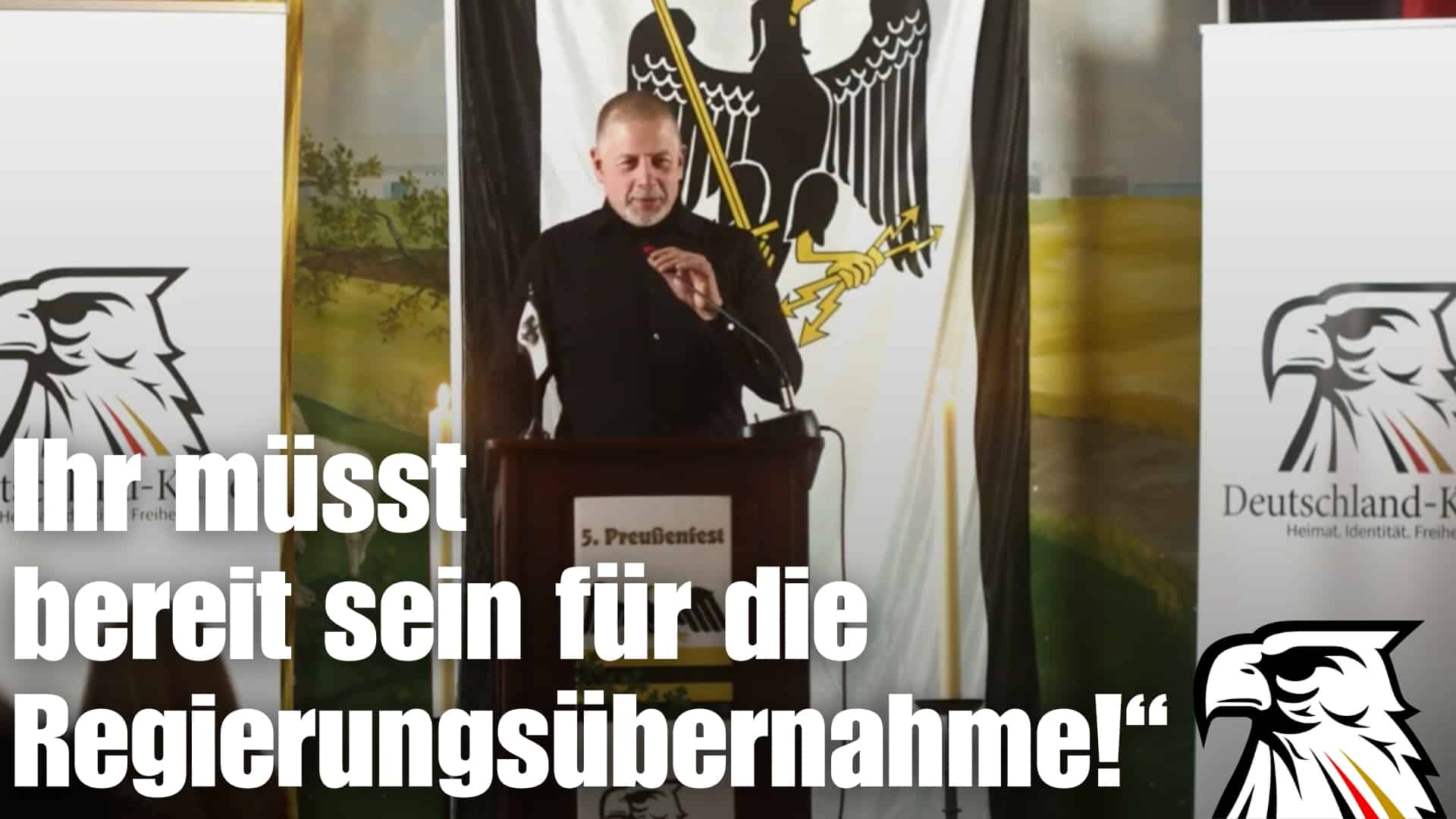 Preußenfest in Schnellroda — Kubitschek fordert von AfD: „Ihr müsst bereit sein für die Regierungsübernahme!“ Preußenfest in Schnellroda — Kubitschek fordert von AfD: „Ihr müsst bereit sein für die Regierungsübernahme!“