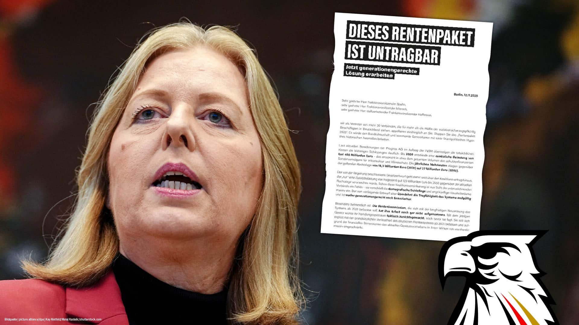 Brandbrief: Wirtschaft rebelliert gegen Renten-Pläne – „Paket ist untragbar!“