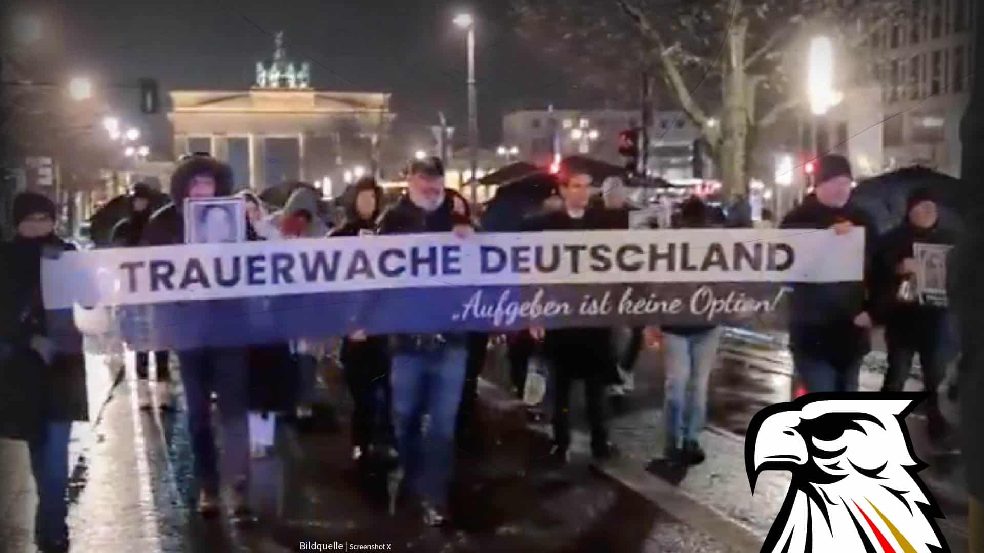 „Trauerwache Deutschland“: Gedenken an die Opfer von Merkels Willkommenskultur im Herzen der Hauptstadt