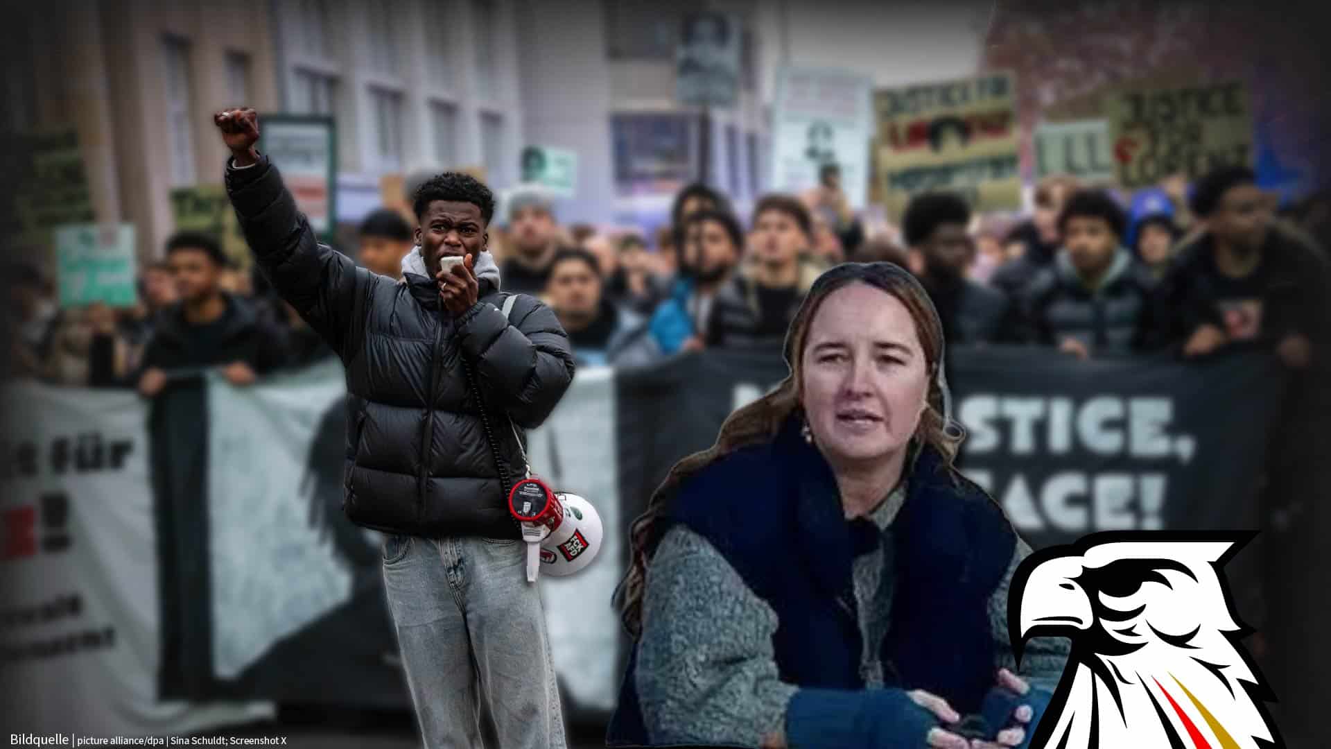 AfD-Jugendkongress in Gießen: Demo-Einpeitscher machen schon mal Krawall-Stimmung