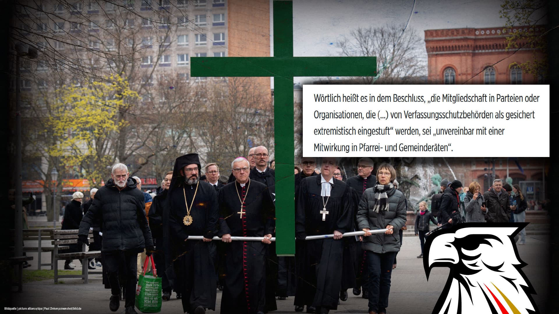 Linksgrüner Nächstenhass statt Nächstenliebe: Erzbistum Berlin schließt AfD aus katholischen Gemeinderäten aus