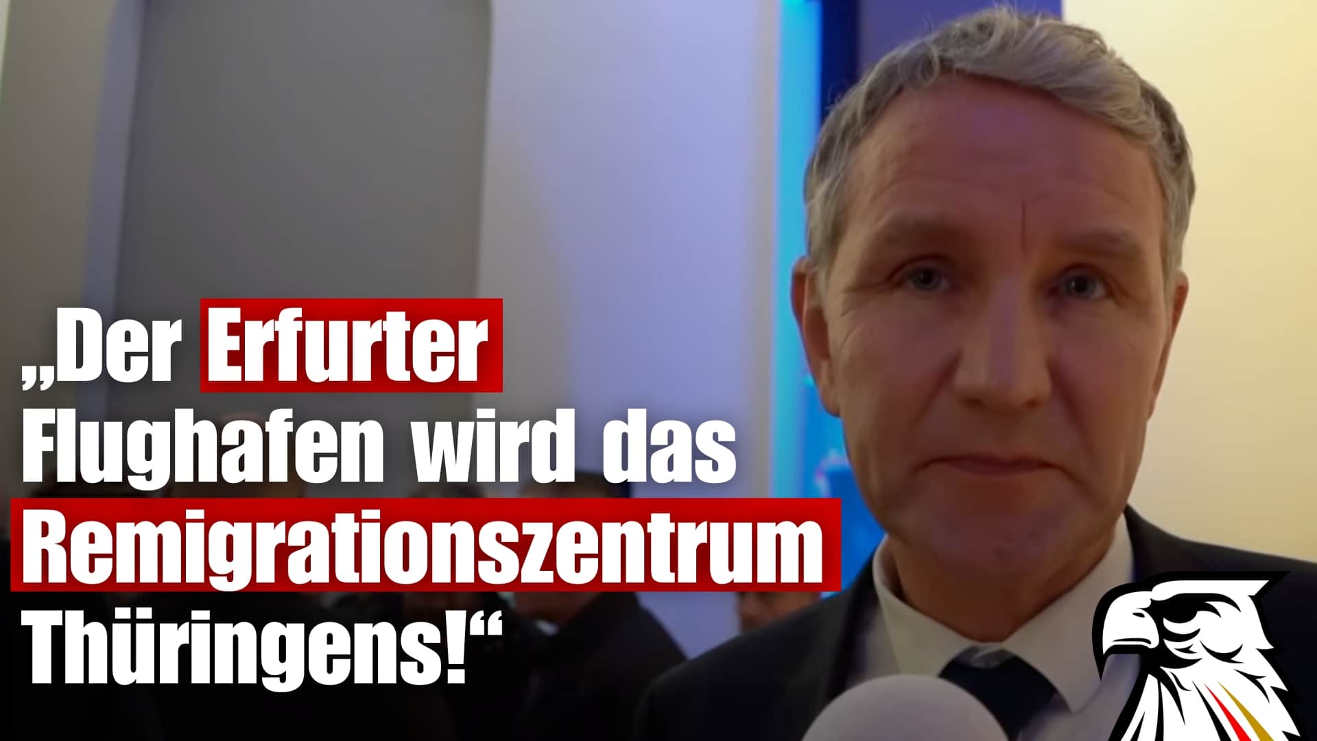 Björn Höcke (AfD): „Der Erfurter Flughafen wird das Remigrationszentrum Thüringens!“