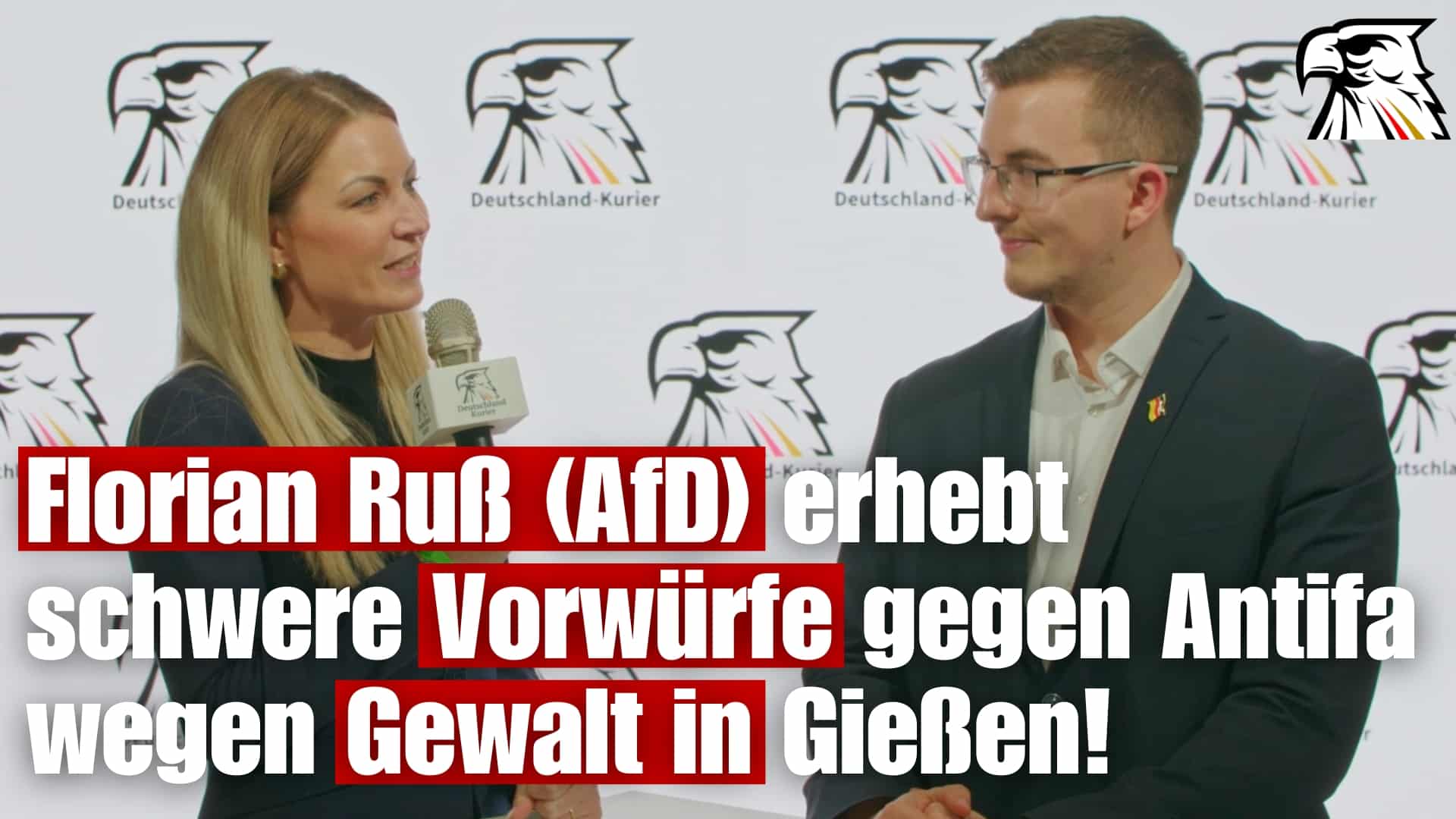Florian Ruß (AfD) erhebt schwere Vorwürfe gegen Antifa wegen Gewalt in Gießen!
