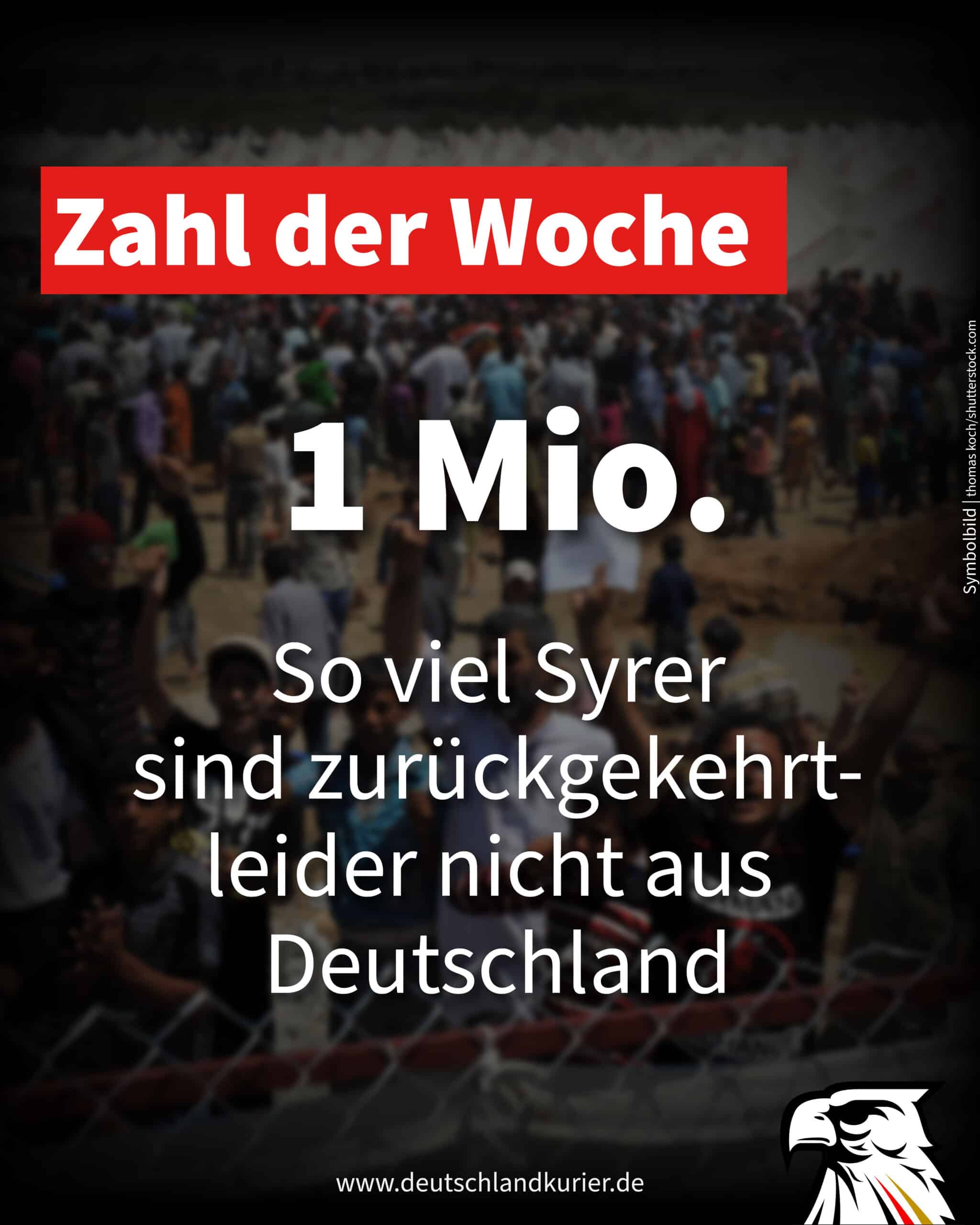 1 Million – So viele Syrer sind zurückgekehrt – leider nicht aus Deutschland!