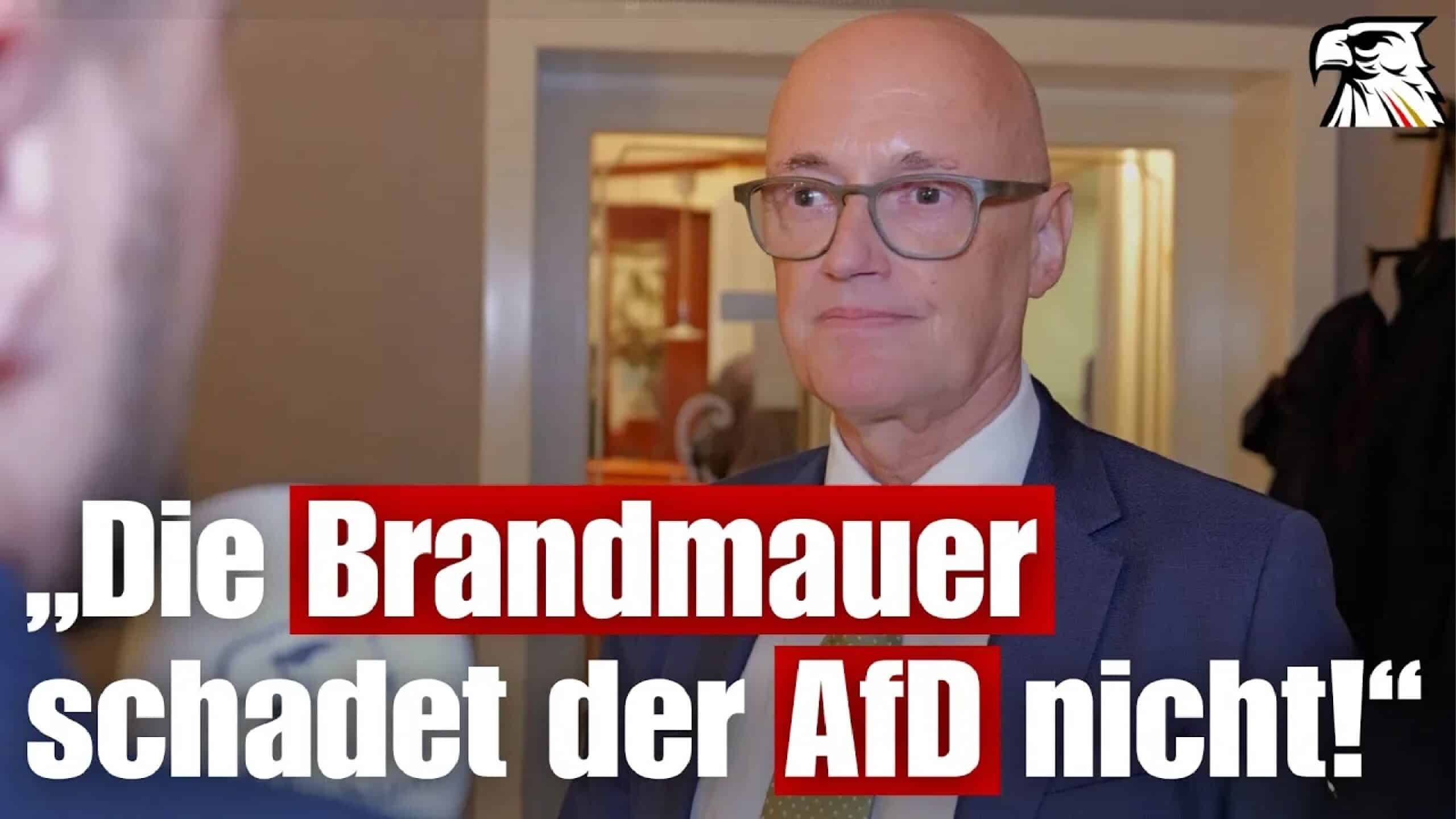 Herrmann Binkert (INSA): „Die Brandmauer schadet der AfD nicht!“