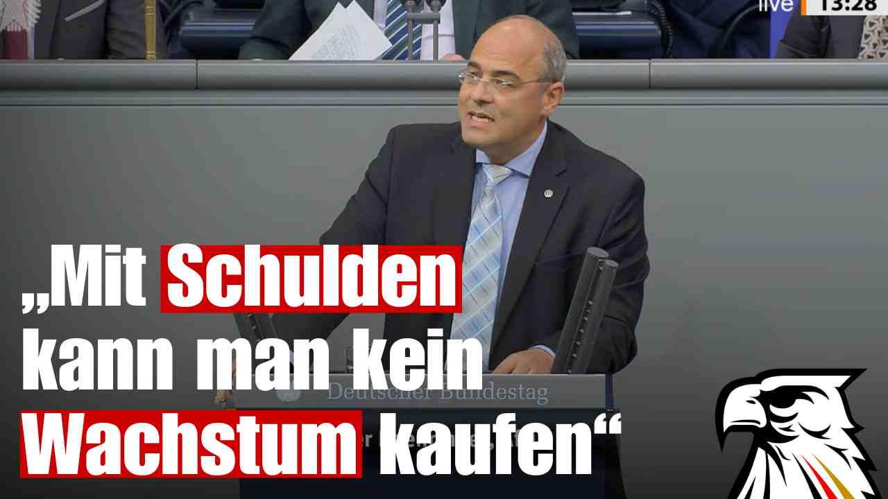 Peter Boehringer (AfD): „Mit Schulden kann man kein Wachstum kaufen“