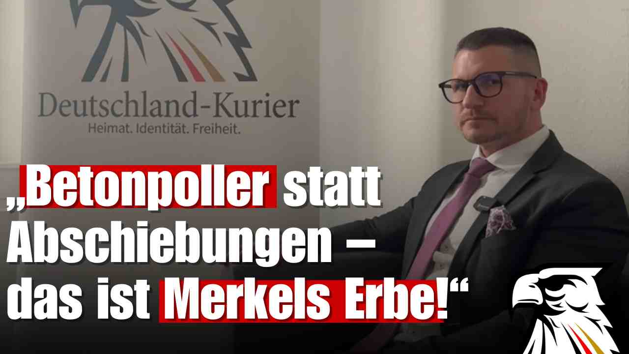 „Betonpoller statt Abschiebungen – das ist Merkels Erbe!“ | Matthias Büttner (MdL | AfD Sachsen-Anhalt)