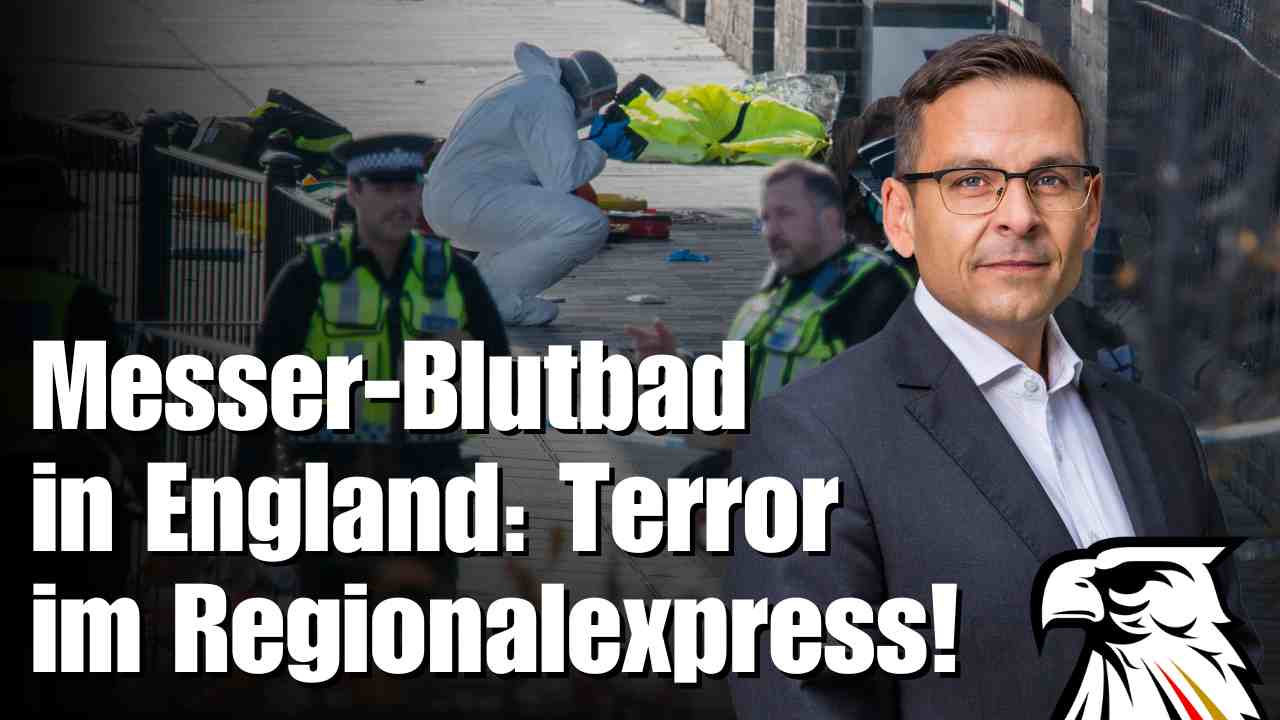 Messer-Blutbad in England: Terror im Regionalexpress! |Gerald Grosz