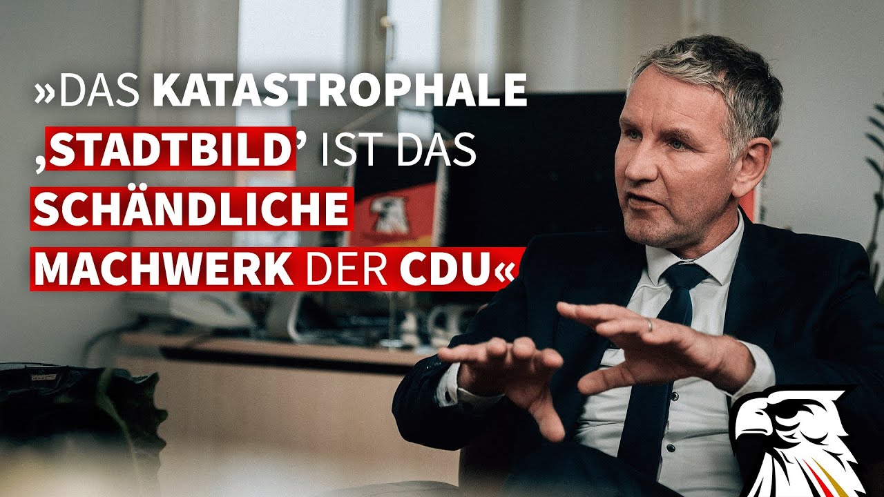 Björn Höcke (AfD) im großen DK🇩🇪-Interview: »Das katastrophale „Stadtbild“ ist das schändliche Machwerk der CDU«