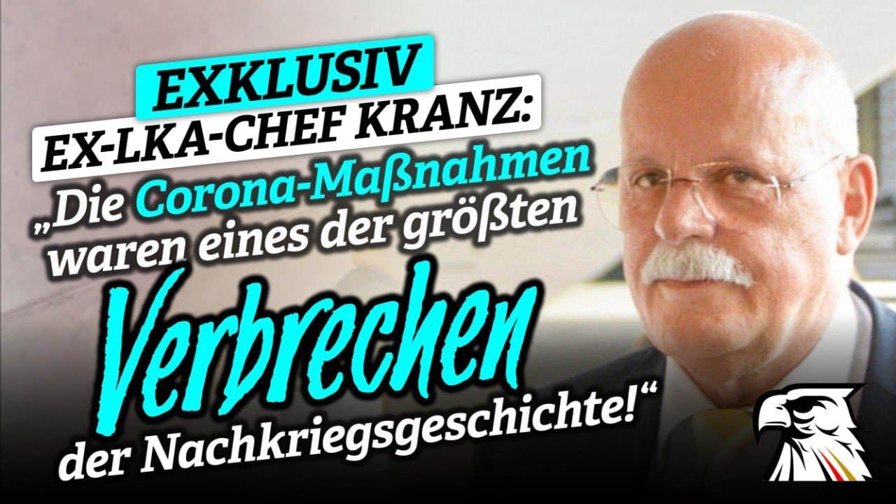 Ex-LKA-Chef: „Die Corona-Maßnahmen waren eines der größten Verbrechen der Nachkriegsgeschichte!“