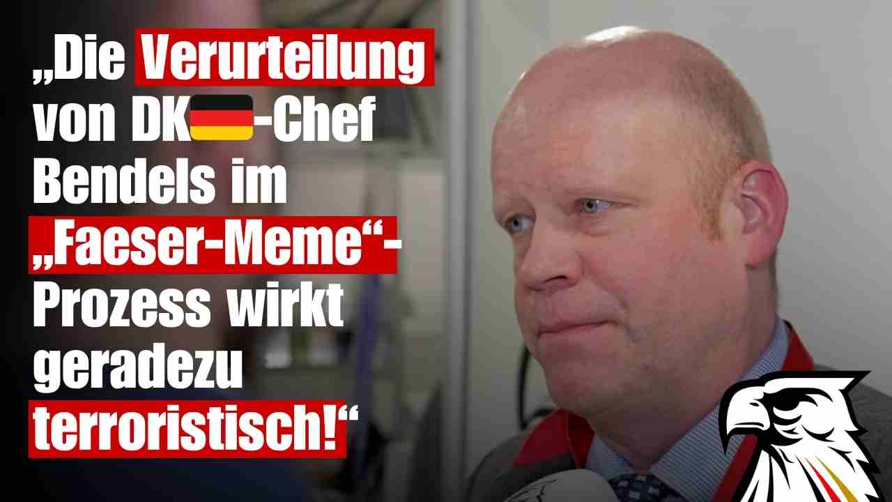 „Die Verurteilung von DK🇩🇪-Chef Bendels im „Faeser-Meme“-Prozess wirkt geradezu terroristisch!“ „Die Verurteilung von DK🇩🇪-Chef Bendels im „Faeser-Meme“-Prozess wirkt geradezu terroristisch!“