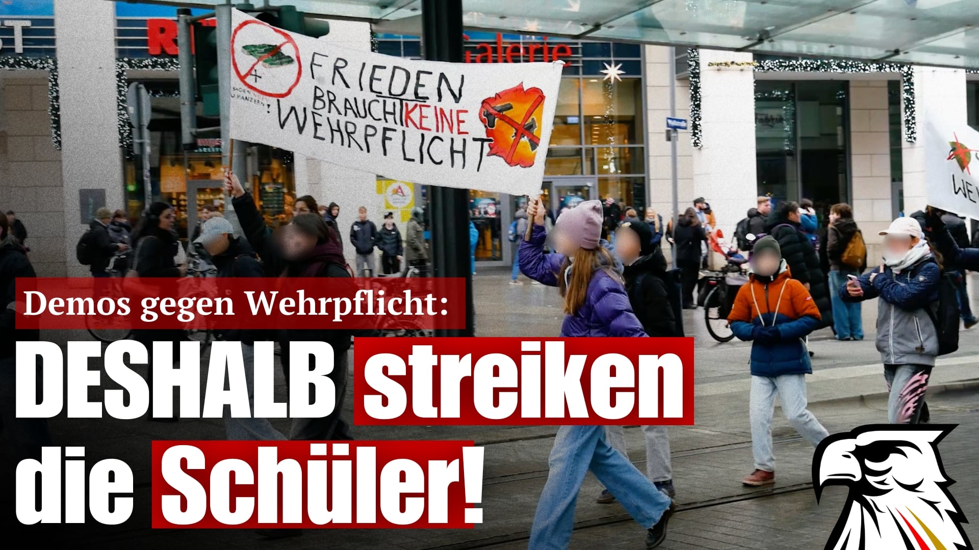 Demos gegen Wehrpflicht: DESHALB streiken die Schüler!