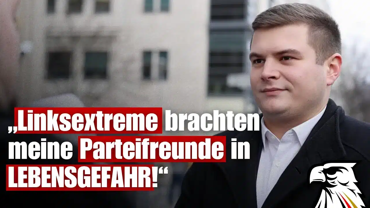 Junger AfDler packt aus: „Linksextreme brachten meine Parteifreunde in LEBENSGEFAHR!“