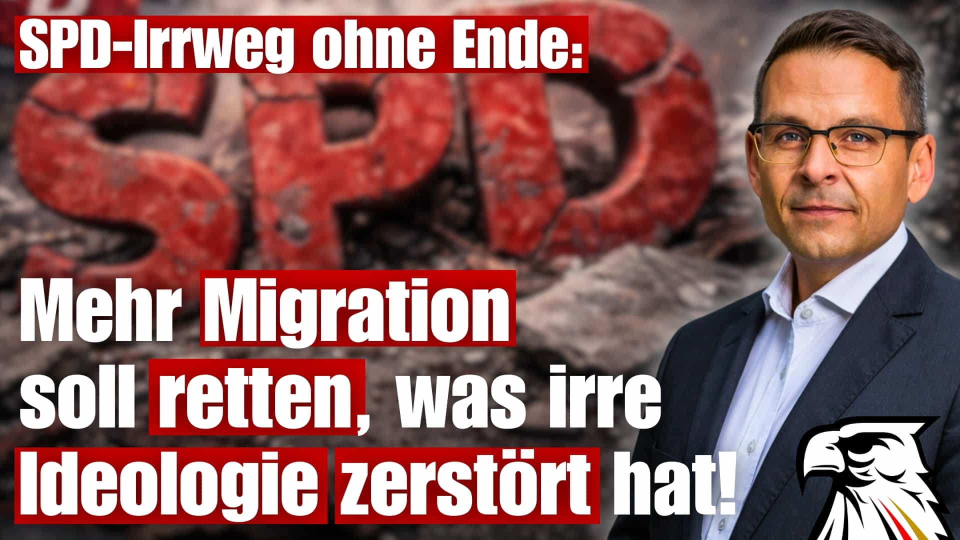 SPD-Irrweg ohne Ende: Mehr Migration soll retten, was irre Ideologie zerstört hat!