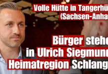 Volle Hütte in Tangerhütte (Sachsen-Anhalt): Bürger stehen in Ulrich Siegmunds Heimatregion Schlange!