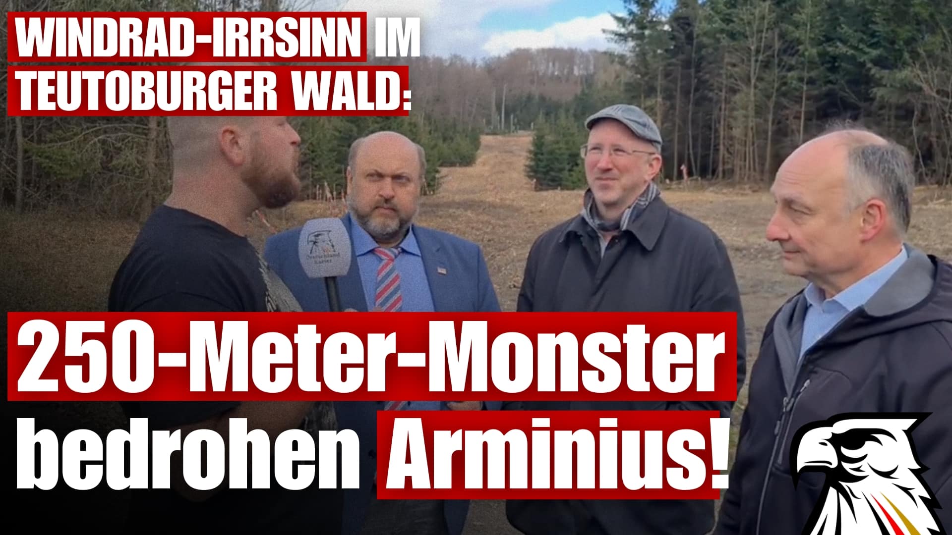 WINDRAD-IRRSINN IM TEUTOBURGER WALD: 250-Meter-Monster bedrohen Arminius!