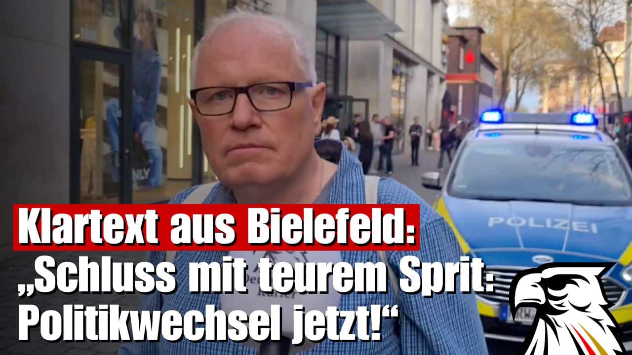 Klartext aus Bielefeld: „Schluss mit teurem Sprit: Politikwechsel jetzt!“
