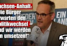 Sachsen-Anhalt: „Die Bürger erwarten den Politikwechsel – und wir werden ihn umsetzen!“ | Martin Reichardt (AfD Sachsen-Anhalt)